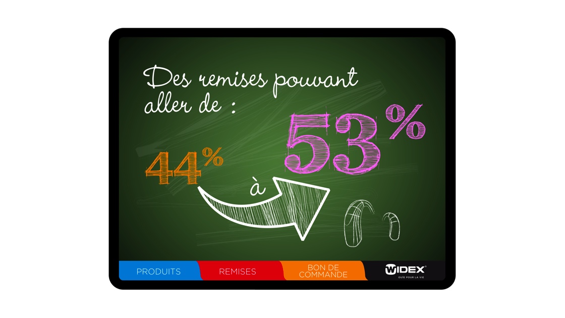 aide de vente promo rentrée Widex